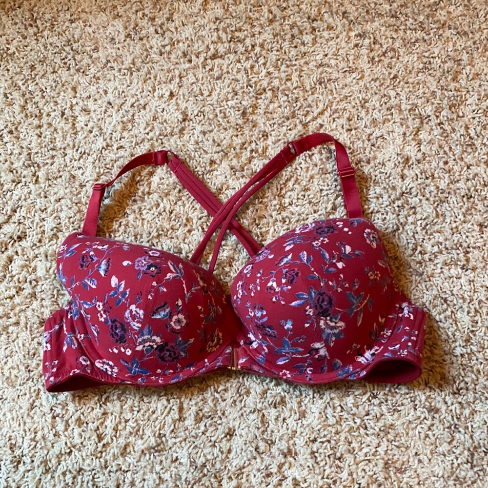 Cacique front closure bra